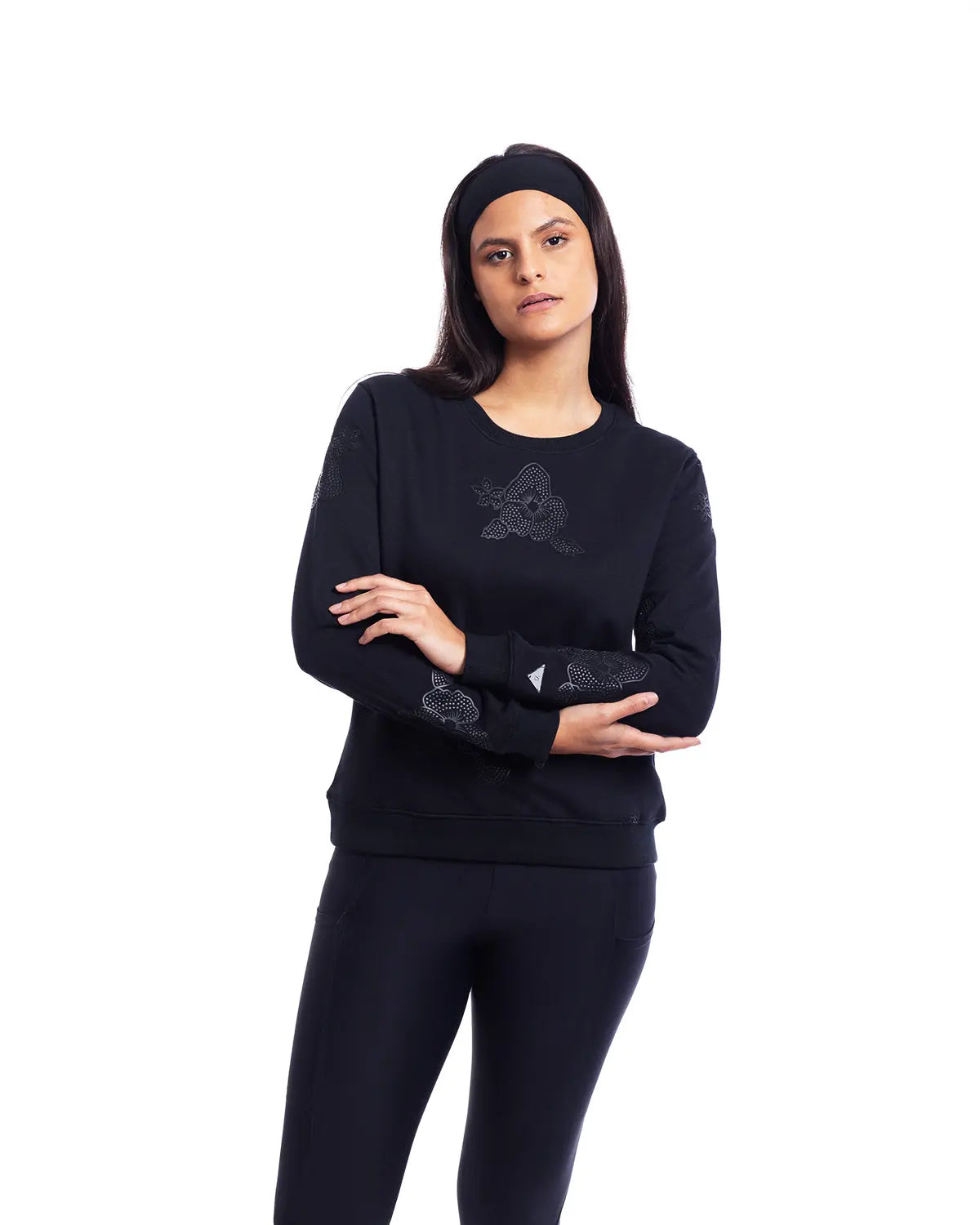 Eclipsed Garden - Unisex Crew Neck Sweatshirt - IZGGI