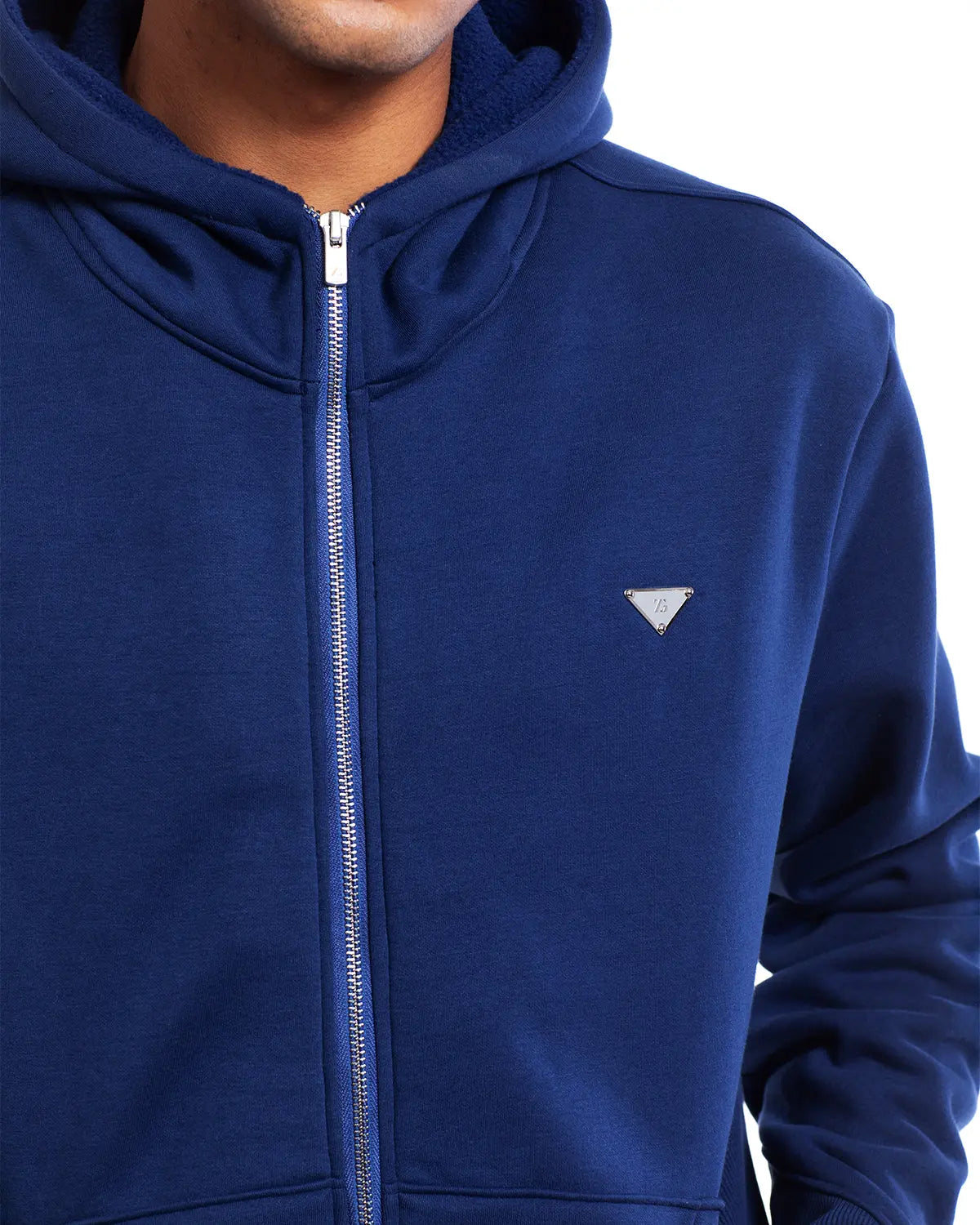 Essence- Unisex Zipper Jacket in Midnight - IZGGI