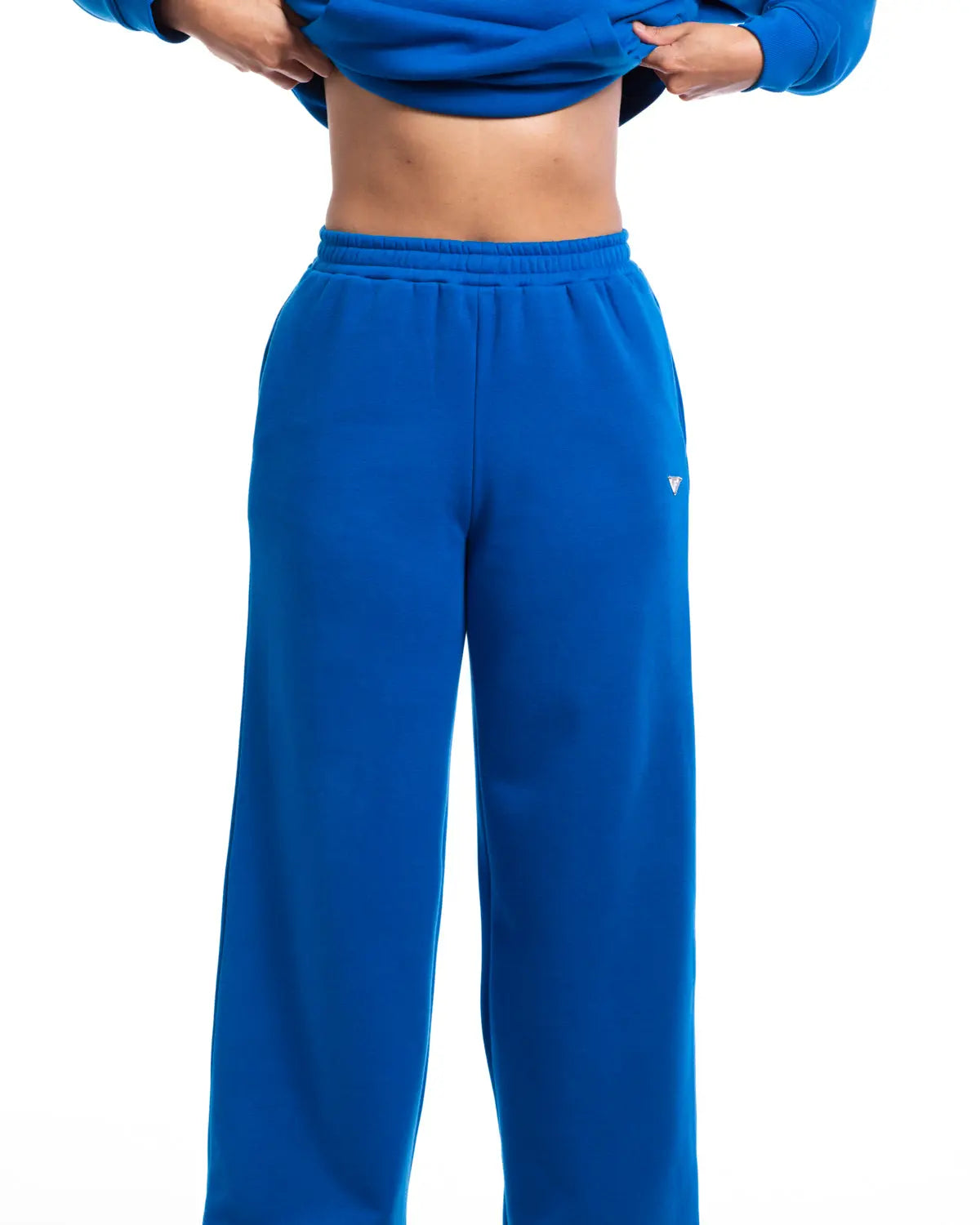 Essence - Straight Fit Women's Sweatpants in Cobalt - IZGGI