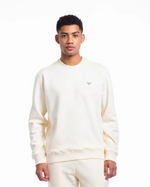 Essence - Men's Crew Neck Sweatshirt in Off-White