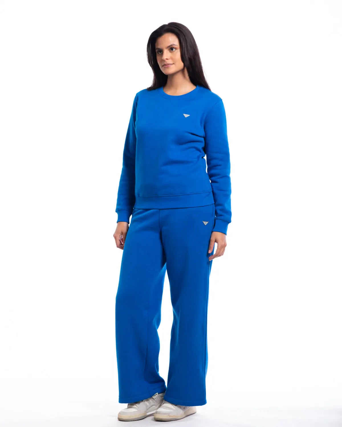 Essence- Women's Crew Neck Sweatshirt in Cobalt - IZGGI