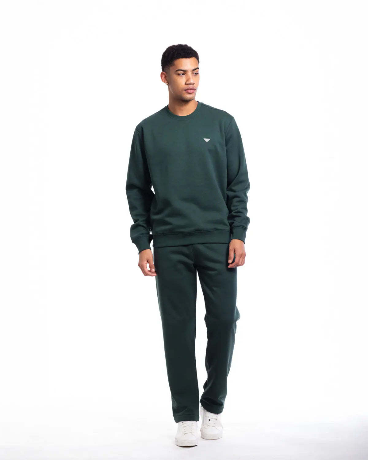 Essence - Men's Crew Neck Sweatshirt in Forest - IZGGI