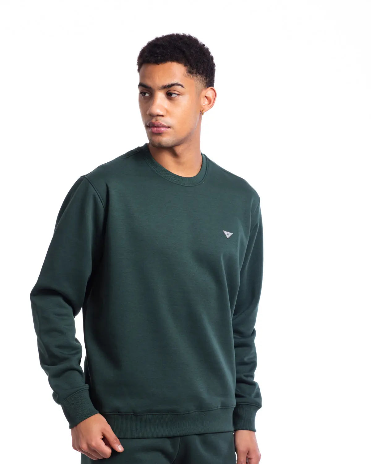 Essence - Men's Crew Neck Sweatshirt in Forest - IZGGI