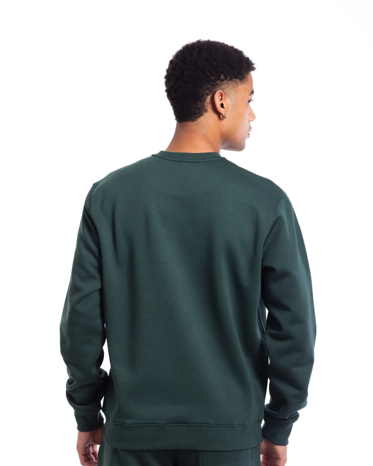 Essence - Men's Crew Neck Sweatshirt in Forest - IZGGI
