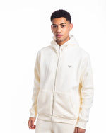 Essence - Unisex Zipper Jacket in Off-White