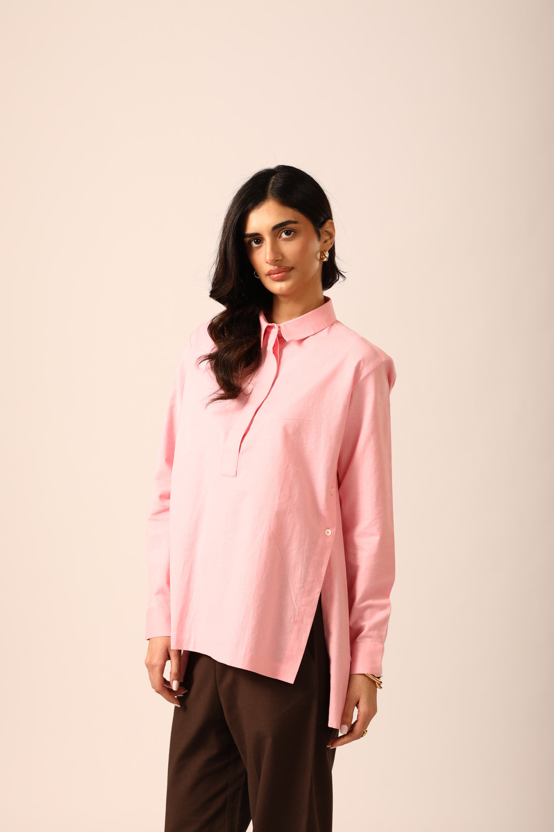 Sol Non-linear Shirt - Blush