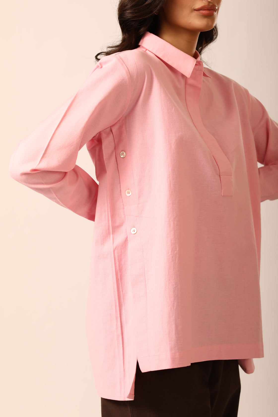 Sol Non-linear Shirt - Blush