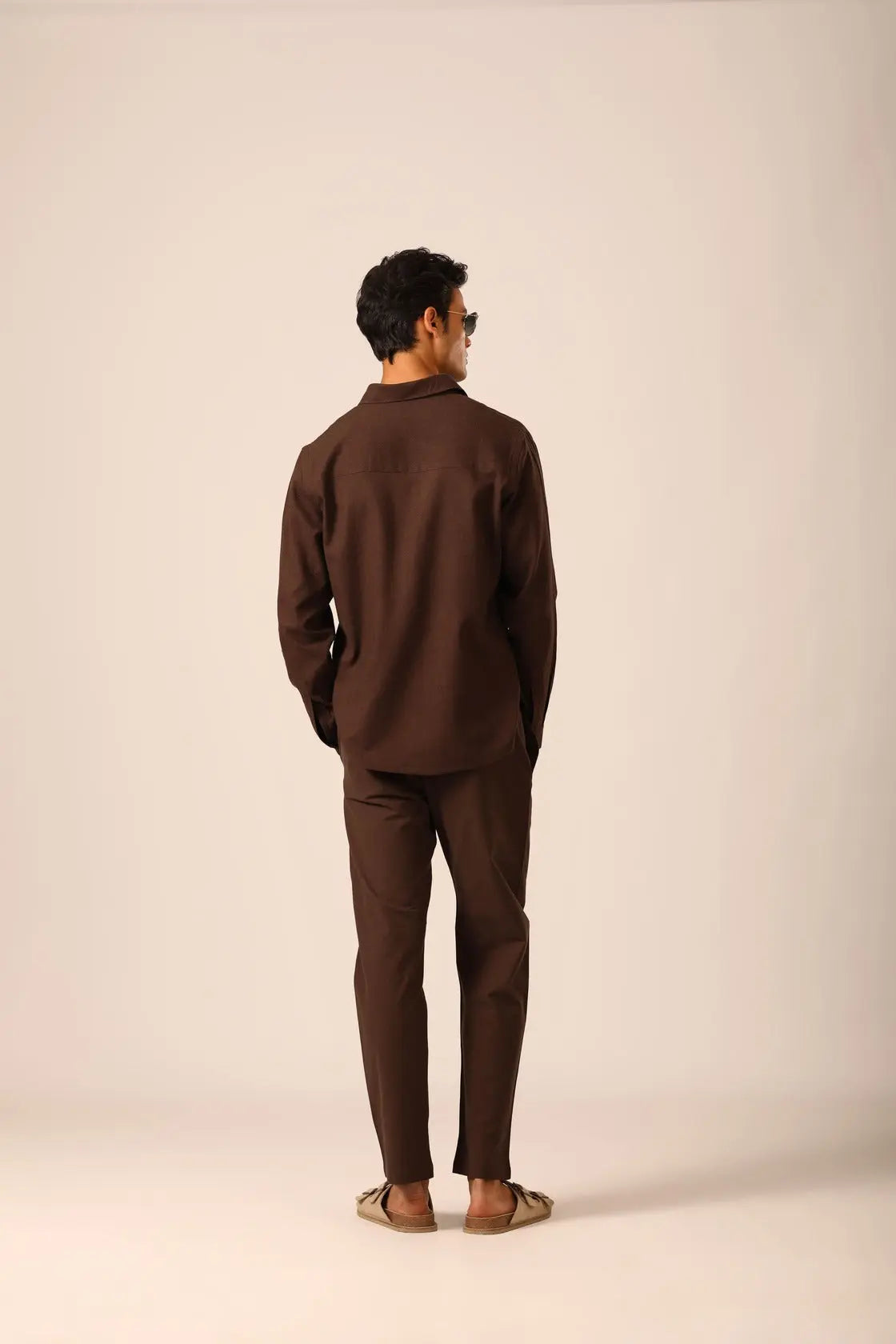 Linen Shirt in Espresso - IZGGI