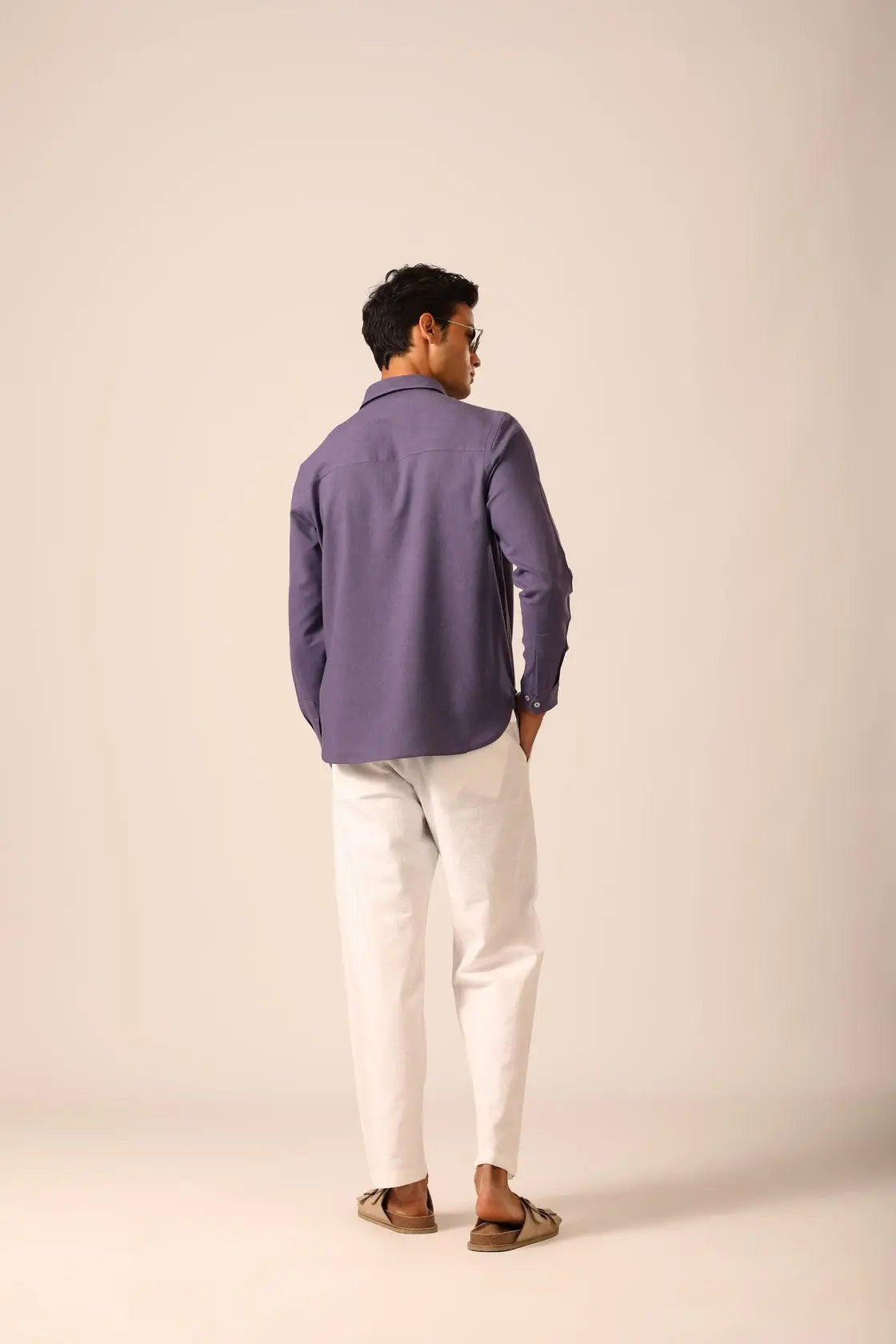 Linen Shirt in Iris - IZGGI