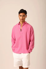 Linen Shirt in Taffy