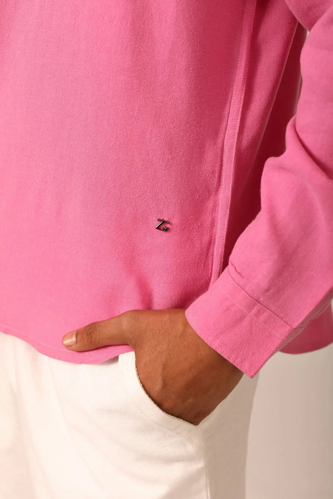 Linen Shirt in Taffy - IZGGI