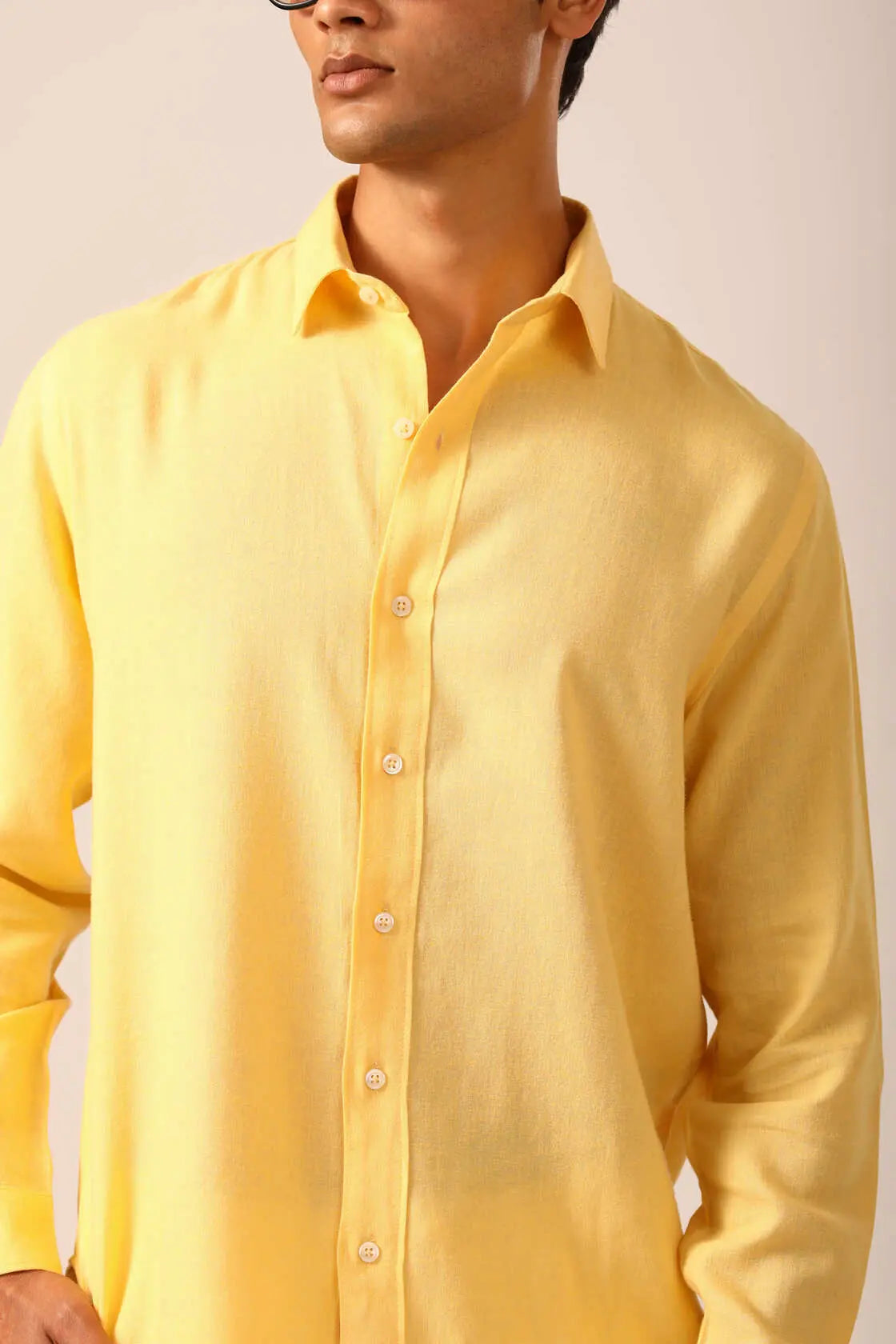 Linen Shirt in Sunshine - IZGGI
