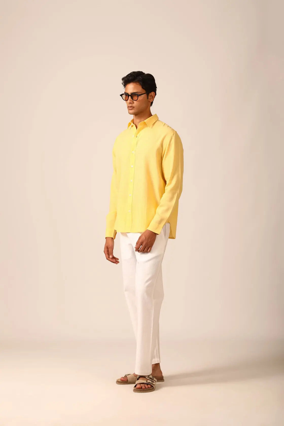 Linen Shirt in Sunshine - IZGGI