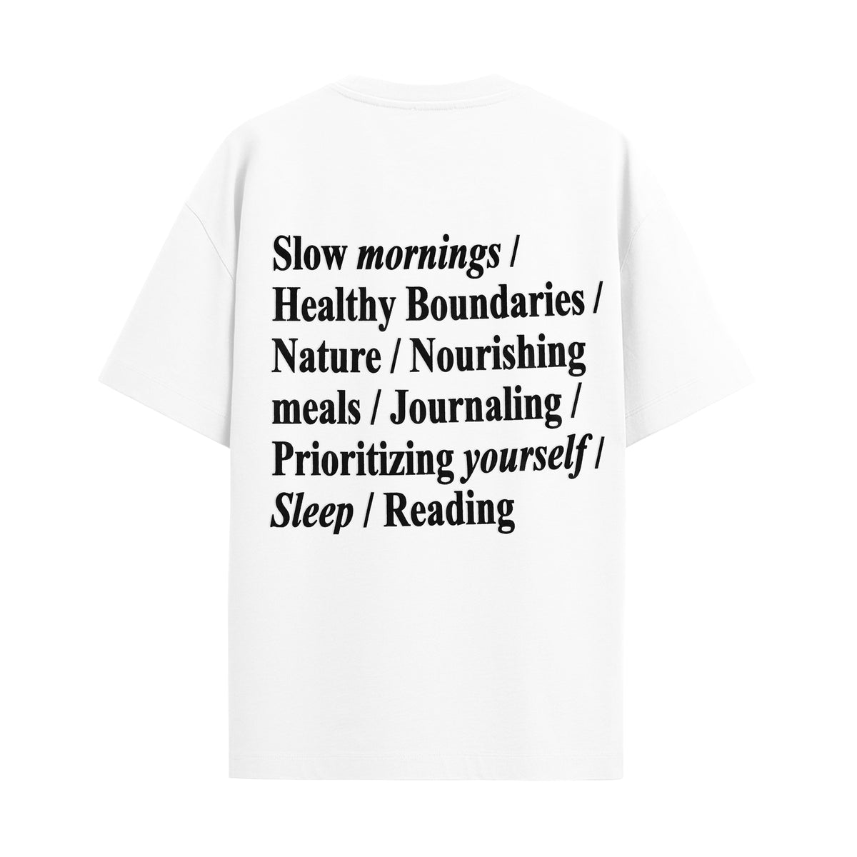 Slow Mornings Oversized T-shirt