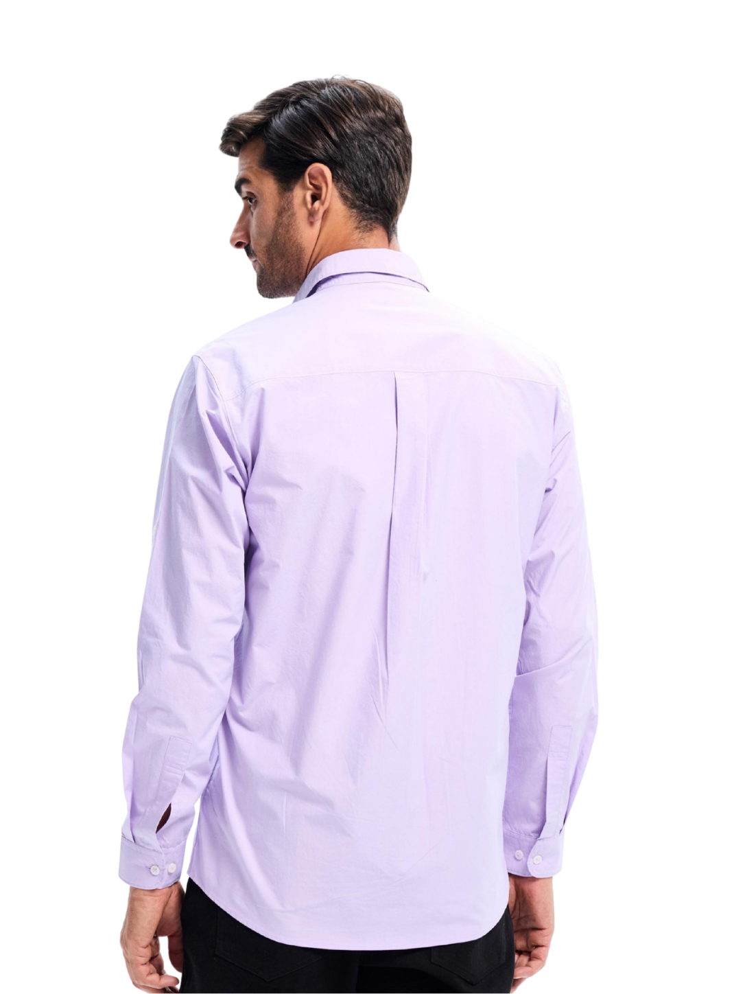 Purple Cotton Poplin Shirt