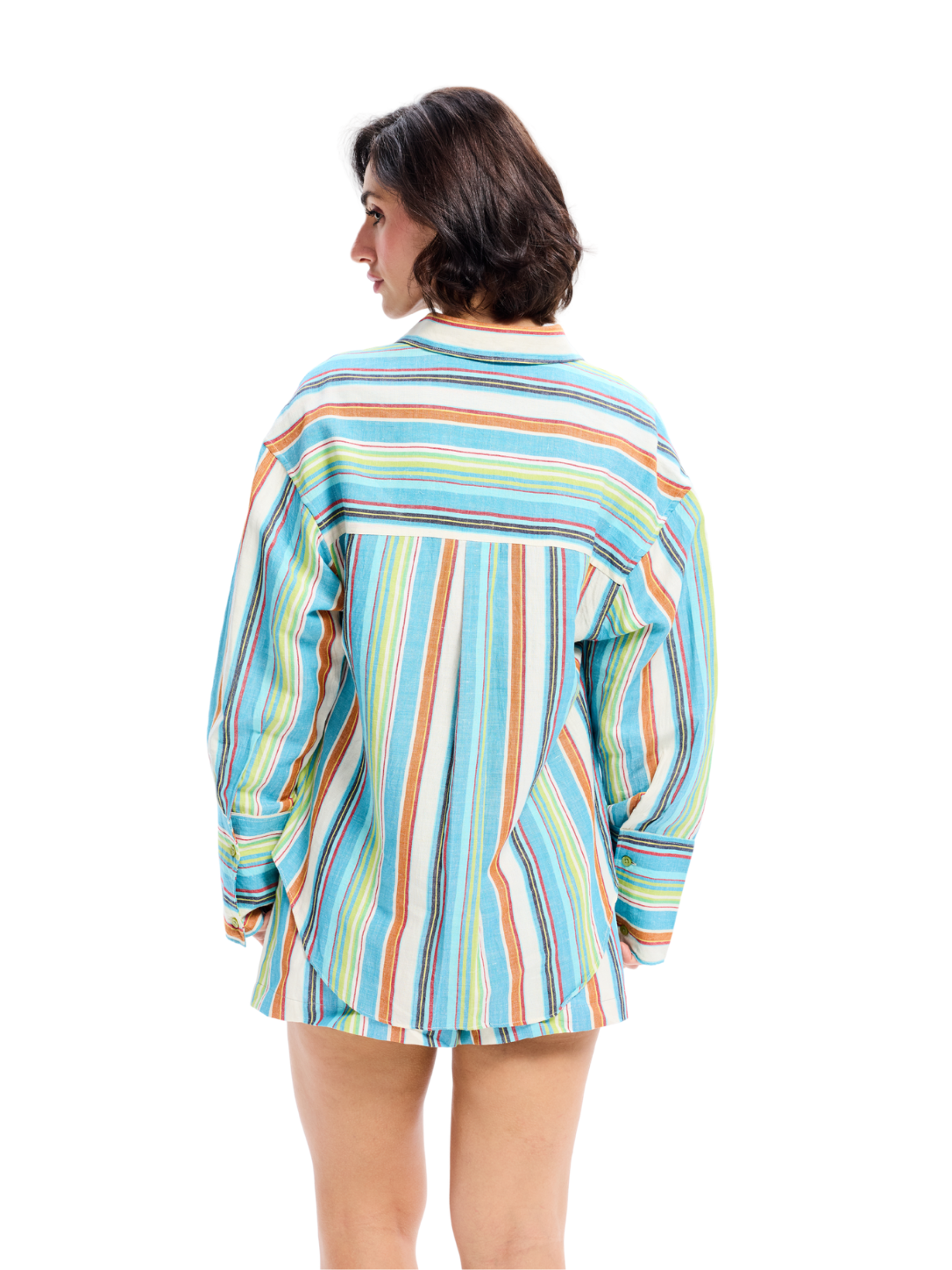 Multicolor Cotton Stripe Shirt