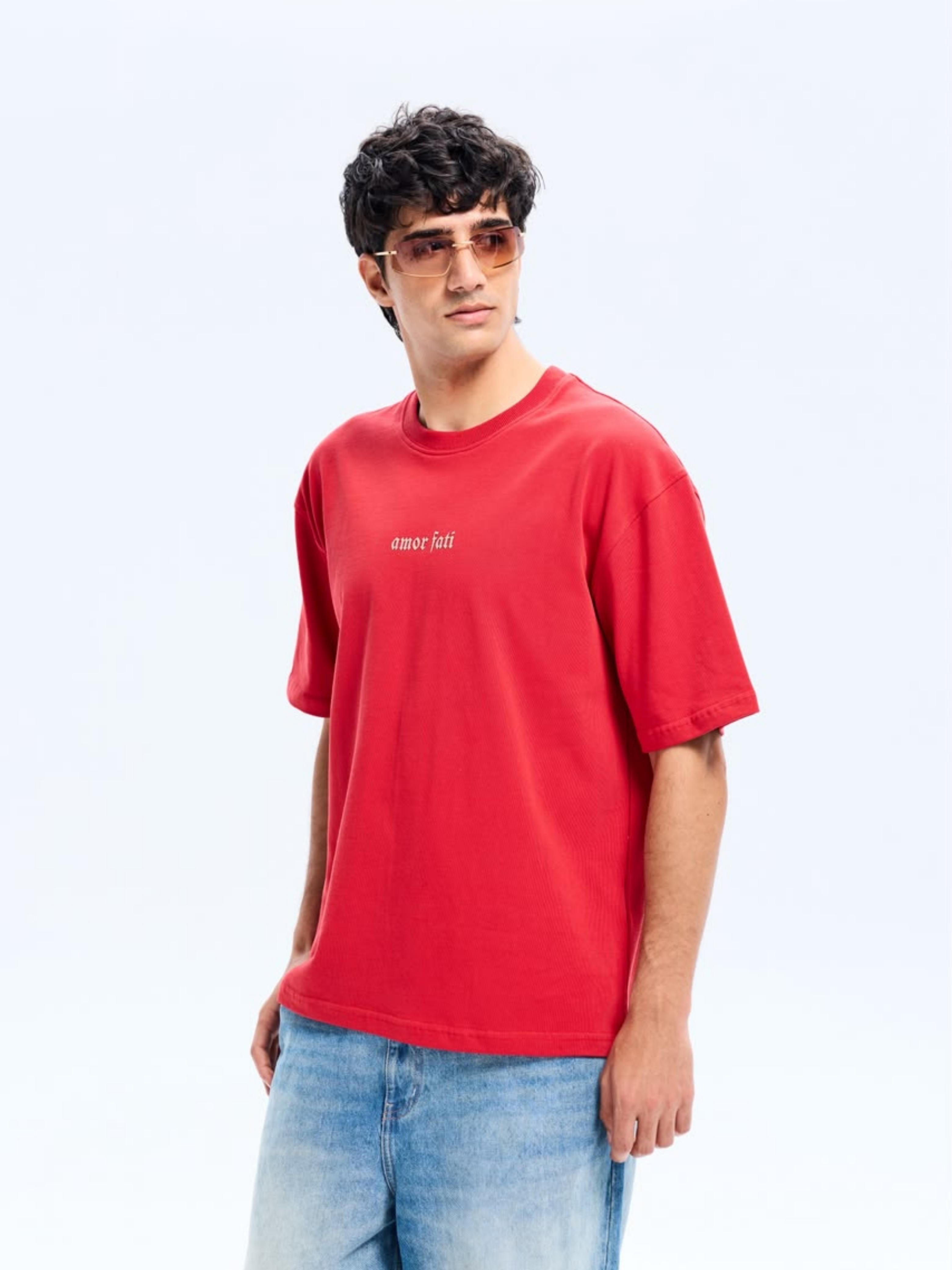 Red Cotton Love Covers All My Sin Tee